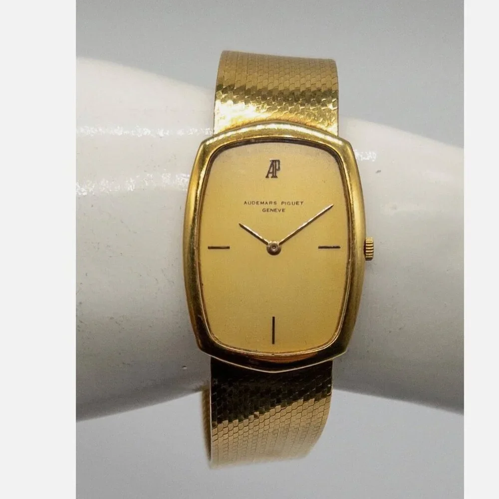 Vintage Audemars Piguet Mens 18k Yellow Gold Dress Watch